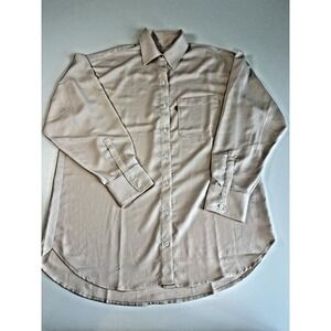 Levi's LS‎ Blouse Women's Sz XS Button Up Pale Peach